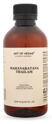 Produktbild von Art of Vedas Mahanarayana Thailam 200ml - Traditionelles Ayurvedisches Massageöl für Gelenke und Muskeln