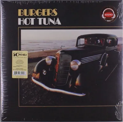 Produktbild von Hot Tuna: Hot Tuna: Burgers (Limited Edition) (Transparent Orange Vinyl) - Warner Music - (LP / B)
