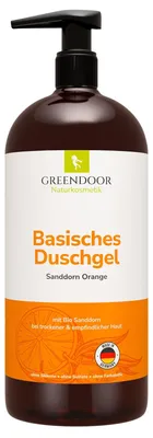 Produktbild von GREENDOOR Basisches Duschgel XL Sanddorn Orange