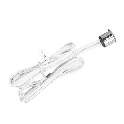 Obrázek produktu pro Vypínač pro skříňové svítidlo, vestavný dotykový vypínač s modrou kontrolkou, DC 5 V–24 V