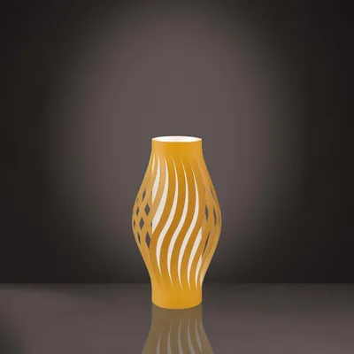 Obrázok produktu pre Moderná stolová lampa 1 Light Helios In Polilux Ochre H61  Italy