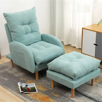 Imagen del producto de Sillón reclinable - Sillón ajustable - Silla reclinable - Sillón elevador - Con reposapiés - 3 posiciones ajustables