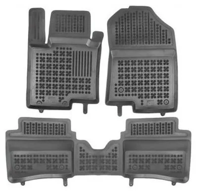 Productafbeelding van Rubberen vloermatten voor Hyundai i20 III (vanaf 2020) / Hyundai Bayon (vanaf 2021) – Type: kuipmatten