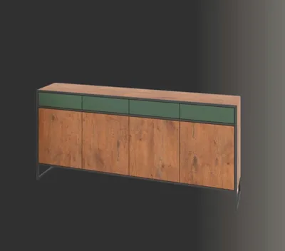 Immagine prodotto di Cassettiera marrone Elegante cassettiera Armadio in legno camera da letto moderna Nuovo