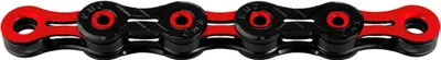 Produktbild von KMC Kette DLC 10 schwarz/rot 10s/116 Gl
