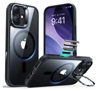 Image de ESR Classic Hybrid Kickstand MagSafe Apple iPhone 17 Klar/schwarz
