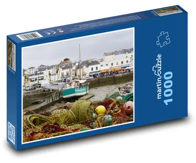 Obrázek produktu pro Puzzle 1000 Přístav v Pornicu, Bretaň - martinpuzzle