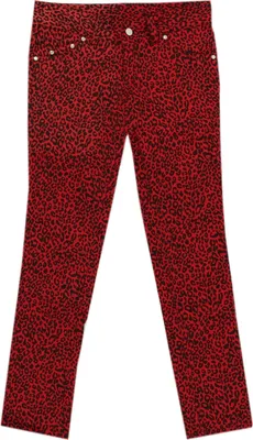 Produktbild von Rock Rag - Leo, Frauenhose Rot im Skinny-Fit-Style