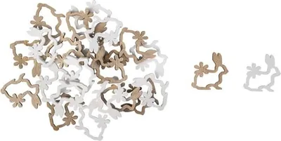 Produktbild von Streudeko - Hasensilhouetten - ca. 3 cm - 24 Stück
