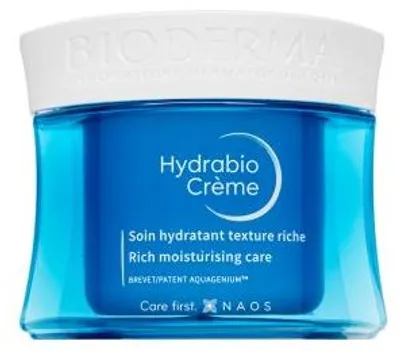 Obrázok produktu pre Bioderma Hydrabio, Čistiaci krém, Suchá koža, Citlivá pokožka, Veľmi suchá koža, Hydratačné, Výživný, Zmäkčovadlo, 50 ml, 1 kusov