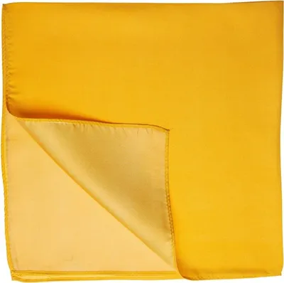 Produktbild von Nickituch Seidentuch indisch gelb Twillseide 53x53cm