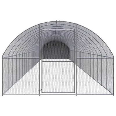 Produktbild von vidaXL Outdoor-Hühnerstall 3x24x2 m Verzinkter Stahl