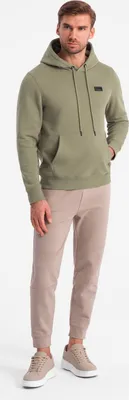 Immagine prodotto di Ombre Clothing Felpa con cappuccio da uomo Mendy oliva scuro XXL
