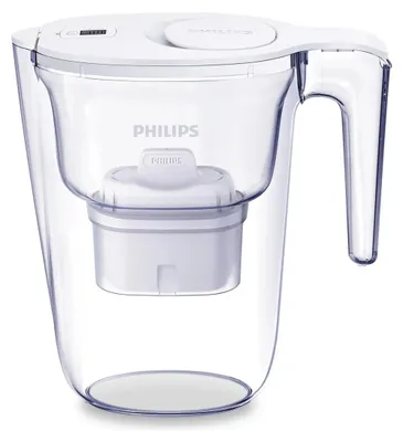Immagine prodotto di Philips Caraffa Filtrante AWP2933WHT3 Micro X-Clean 2,6 L con Timer Digitale e 3 Cartucce