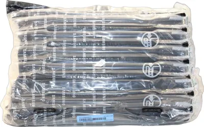 A stack of Samsung toner cartridges inside clear plastic packaging.