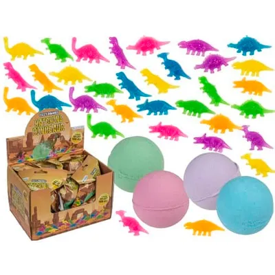 Produktbild von OOTB Sprudelnde Kugel mit Dinosaurier-Figur