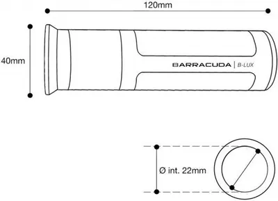 Produktbild von Barracuda B-LUX Griffe silber