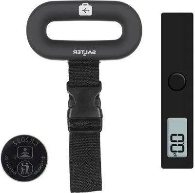 Obrázek produktu pro Digitální váha na zavazadla 40 kg, černá