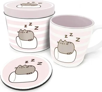 Obrázok produktu pre PUSHEEN - Marshmallow - pohár a podšálka v kovovej plechovke