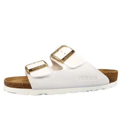 Immagine prodotto di Scarpe da donna Rohde Alba, pantofole, ciabatte, colore bianco, per uso quotidiano