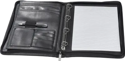 Produktbild von Aktentasche-Schreibmappe-Aktenmappe Mappe-Tasche-Schwarz-35 x27x4cm-Bowatex