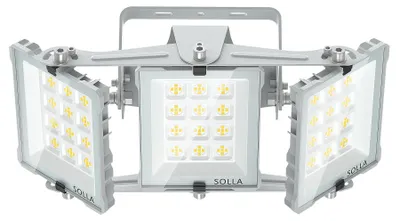 LED-Flutlicht 150 W, 15.000 lm, 6000 K, IP66, 3-flammig, Außenstrahler