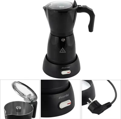 Obrázok produktu pre Elektrický kávovar 300 ml KAMILLE KM-2601