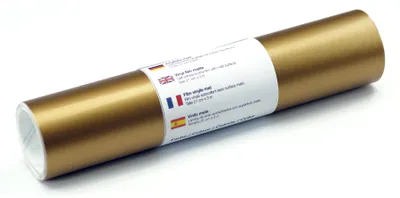 Produktbild von Kreativplotter Vinylfolie matt GOLD 21x300 cm