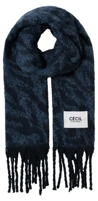 Productafbeelding van Cecil, zachte sjaal, donker marineblauw, model A