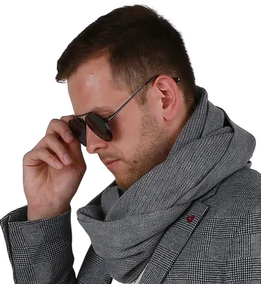 Produktbild von Alur Herren Schlauchschal Grau Modisch Vielseitig