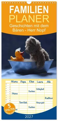 Produktbild von Familienplaner 2027 - Bärentraum mit 5 Spalten (Wandkalender, 21 x 45 cm) CALVENDO