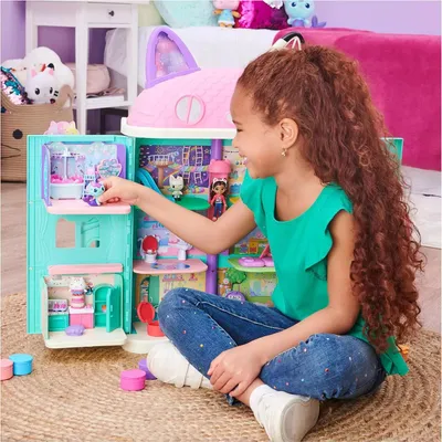 Produktbild von Gabby's Dollhouse Deluxe Room Badezimmer (mit Meerkätzchen-Figur)