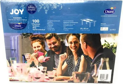 Produktbild von Duni Dunicel-Tischsets Linnea kiwi 30x40cm 100 Stück