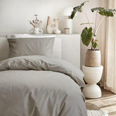 Produktbild von Cinderella Bettbezug Weekend - Baumwolle - 140x200/220 cm - Taupe