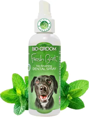 Produktbild von BIOGROOM Fresh Bark - Hunde-Zahnspray (Minze) - 118 ml