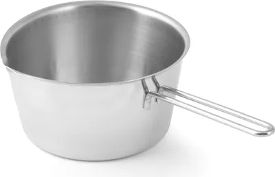 Produktbild von Konischer Kochtopf aus Edelstahl mit Ausguss und 1 Griff, 12 cm