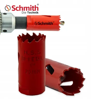 Immagine prodotto di SCHMITH Sega a tazza bimetallica Ø 25 mm Sega circolare per fori Punta da trapano Sega circolare