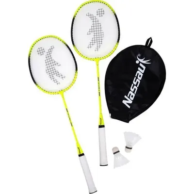 Obrázok produktu pre Badmintonový set - NASSAU - Neon - 2 hráči