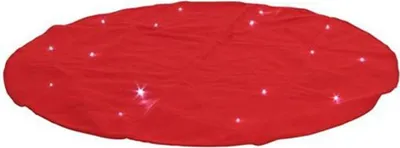 Produktbild von Weihnachtsbaumdecke 100cm Christbaumdecke Weihnachten Leuchtdeko Blinklicht