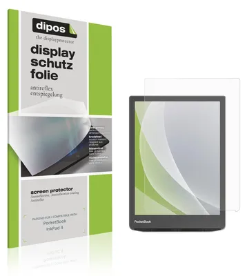 Produktbild von 2x Schutzfolie für PocketBook InkPad 4 matt Displayschutzfolie Folie Display Schutz dipos