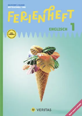 Immagine prodotto di Ferienheft Englisch 1. Klasse MS/AHS. Lehrplan 2023 - Mit eingelegten Lösungen