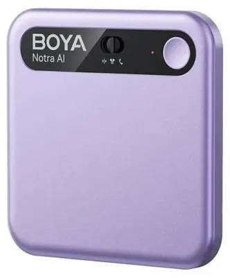 Zdjęcie produktu dla Notatnik głosowy BOYA Notra zasilany sztuczną inteligencją do transkrypcji i podsumowywania audio, 64 GB, fioletowy, UE