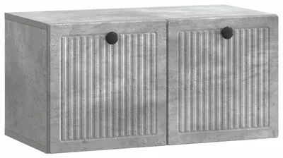 Immagine prodotto di vidaXL Mobile TV da parete grigio cemento 59,5 x 31 x 30 cm