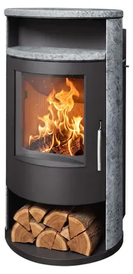 Produktbild von 365® Wasserführender Kaminofen Island 7 II Aqua Speckstein 10 kW A