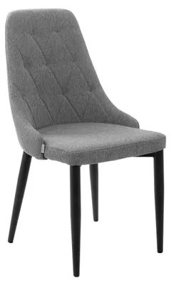 Obrázok produktu pre HOMLA LOUIS QUILTER stolička v látke sivá 44x59x88 cm
