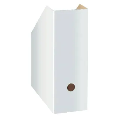 Produktbild von Landré Stehsammler, DIN A4+, weiß, Fassungsvermögen: 105 mm extra breit, Pappe