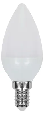 Obrázek produktu pro LED žárovka V-TAC VT-2142166, energetická třída: F, 3,7W, 320 lm, 3000K, patice C37, závit E14, úhel svícení 180°