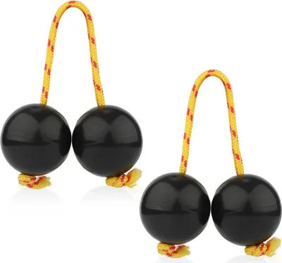 Produktbild von 2 Paar Asalato Rhythmic Ball Hand Percussion Instrumente Rassel Asalato Shaker für Erwachsene und Jugendliche