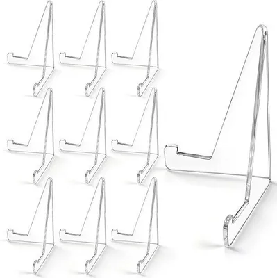 Produktbild von Kartenhalter Set - Displayhalter - Karten Anzeigen - Stapelbarer Entwurf - 58 x 85 cm - Transparent