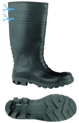 Produktbild von Feldtmann Sicherheitsgummistiefel Workmaster 35376 PVC S5 SRA Gr. 42 schwarz